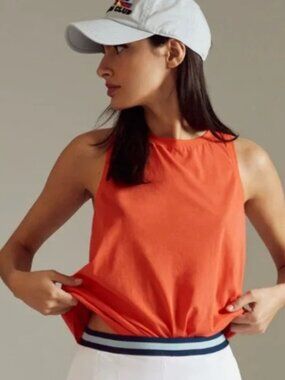 Anthropologie Red Twisted Halter Tank Bundle